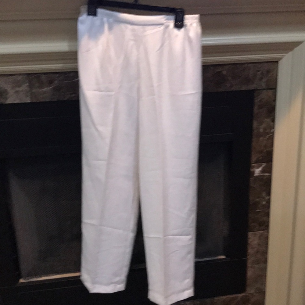 Caroline Rose flowing white pants